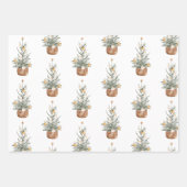 Gemütlicher Weihnachtsbaum Geschenkpapier Set (Vorderseite 2)