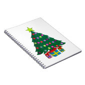 Gemütlicher Weihnachtsbaum Notizblock (Rechte Seite)