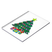 Gemütlicher Weihnachtsbaum Notizblock (Linke Seite)