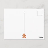 Gemütlicher Weihnachtsbaum Postkarte (Rückseite)
