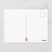 Gemütlicher Weihnachtsbaum Postkarte (Rückseite)
