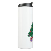 Gemütlicher Weihnachtsbaum Thermosbecher (Nach links gedreht)