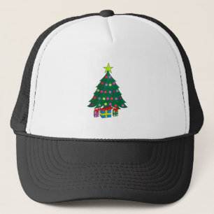 Gemütlicher Weihnachtsbaum Truckerkappe