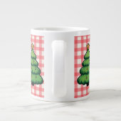 Gemütlicher Weihnachtsbecher Jumbo-Tasse (Rückseite)