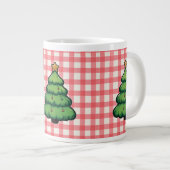 Gemütlicher Weihnachtsbecher Jumbo-Tasse (Vorderseite Rechts)