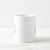 Gemütlicher Weihnachtsbecher Kaffeetasse (Mittel)