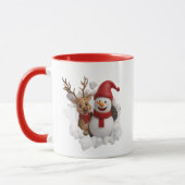 Gemütlicher Weihnachtsbecher Tasse (Links)