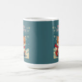 Gemütlicher Weihnachtsfuchs-Becher Kaffeetasse (Mittel)