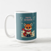Gemütlicher Weihnachtsfuchs-Becher Kaffeetasse (Links)