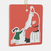 Gemütlicher Weihnachtsgeschmack Keramikornament (Rechts)