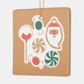 Gemütlicher Weihnachtsgeschmack Keramikornament (Links)