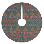 Gemütlicher Weihnachtsjumper Polyester Weihnachtsbaumdecke (Vorderseite)