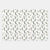 Gemütlicher Weihnachtskamin, Geschenke & Bäume Url Geschenkpapier Set (Vorderseite 3)