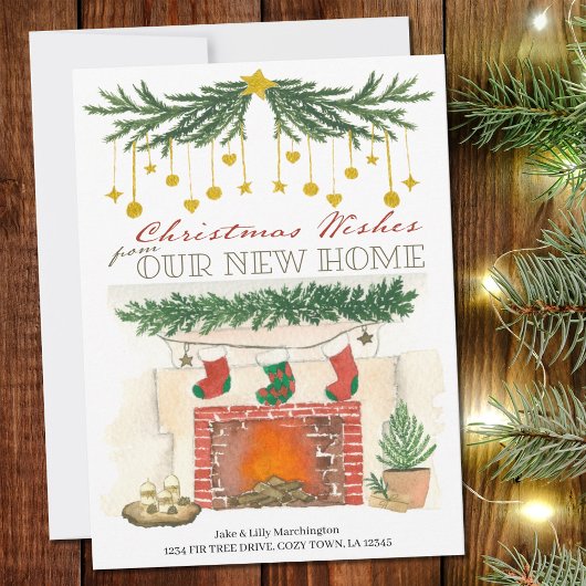 Gemütlicher Weihnachtskamin Neue Zuhause Holiday M Ankündigung