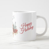 Gemütlicher Weihnachtsmorgen-Becher – Festlicher F Jumbo-Tasse (Rechts)
