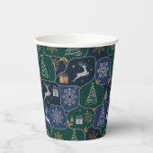 Gemütlicher Weihnachtszauber Pappbecher (Links)