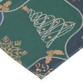 Gemütlicher Weihnachtszauber Tischdecke (Schrägansicht)