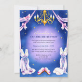 Gemütlicher Wellness-Center & Glam Thema Hatchelor Einladung (Vorderseite)