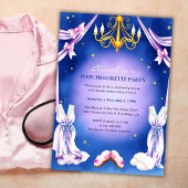 Gemütlicher Wellness-Center & Glam Thema Hatchelor Einladung