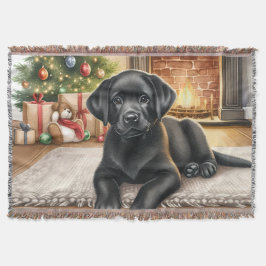 Gemütlicher Welpe Labrador Retriever Dog Lover Wei Decke