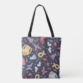 Gemütlicher Winter gegossen Nahtlos Vintag Tasche (Rückseite)