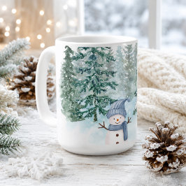 Gemütlicher Winter Kaffeetasse