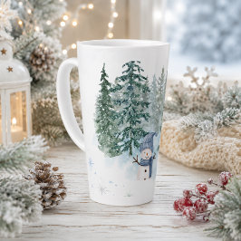 Gemütlicher Winter  Milchtasse
