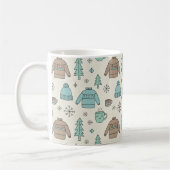 Gemütlicher Winter Süßer Pullover & Heiße Schokola Kaffeetasse (Links)