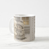 Gemütlicher Winterbecher mit Illustration von Welp Kaffeetasse (Vorderseite Links)