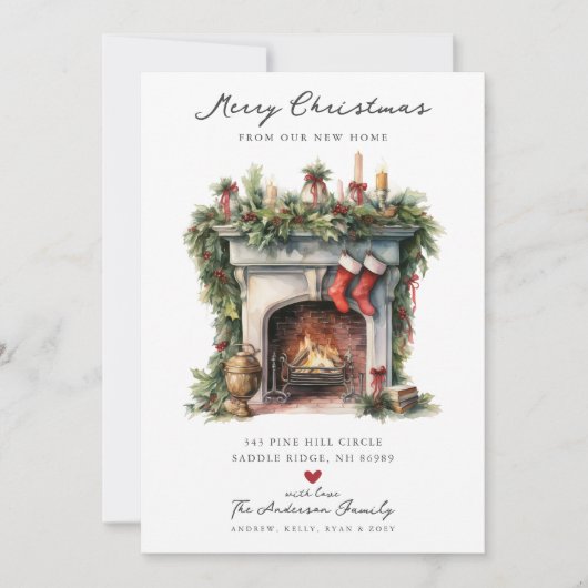 Gemütlicher Winterfeuerplatz Ankündigung (Vorderseite)