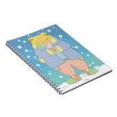 Gemütlicher Winterfrosch Notizblock (Rechte Seite)