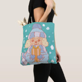 Gemütlicher Winterhund Tasche (Von Nahem)