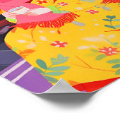 Gemütlicher Wintervormittag Poster (Ecke)