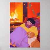 Gemütlicher Wintervormittag Poster (Vorne)