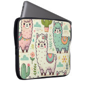 Gemütliches Alpaca Laptop 💼 Laptopschutzhülle (Vorne Rechts)