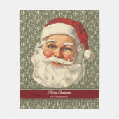 Gemütliches Alt Weihnachtsmann Schuhe für die Fami Fleecedecke (Vorderseite)