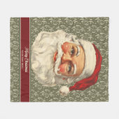 Gemütliches Alt Weihnachtsmann Schuhe für die Fami Fleecedecke (Vorderseite (Horizontal))