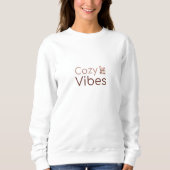 Gemütliches Ambiente, warmes Urlaubsdesign Sweatshirt (Vorderseite)