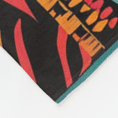 Gemütliches Aquamarines "Aztec Dream" Fleece Blank (Ecke)