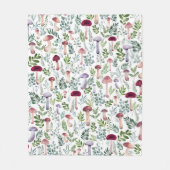 Gemütliches Aquarellmuster Fleecedecke (Vorderseite)