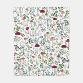 Gemütliches Aquarellmuster  Fleecedecke