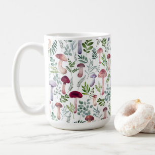 Gemütliches Aquarellmuster    Kaffeetasse