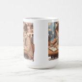 Gemütliches Ästhetik Schreibe Dein Eigenes Geschic Kaffeetasse (Mittel)