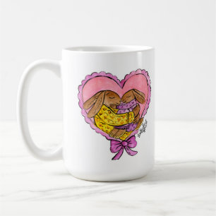 Gemütliches Baby-Duschbad Mutter und Tochter-Tasse Kaffeetasse