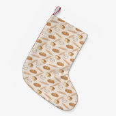 Gemütliches Backmuster Kleiner Weihnachtsstrumpf (Vorderansicht (hängend))