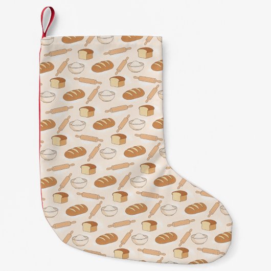 Gemütliches Backmuster Kleiner Weihnachtsstrumpf (Vorderseite)