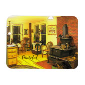 Gemütliches Bauernhaus Dankbarkeit Magnet (Horizontal)