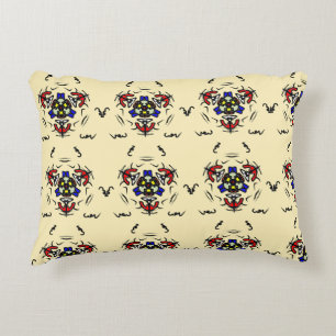 Gemütliches Beige-Mandala Dekokissen