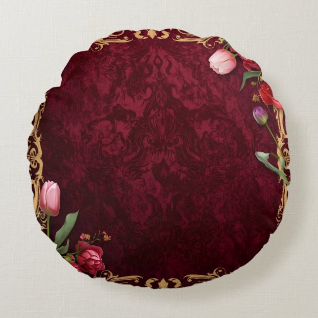 Gemütliches, benutzerfreundliches, rundes Sofa-Kis Rundes Kissen (Vorderseite)