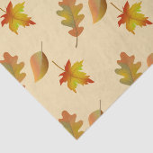 Gemütliches Blätter aus Herbstapel Blätter aus Eic Seidenpapier (Ausschnitt)